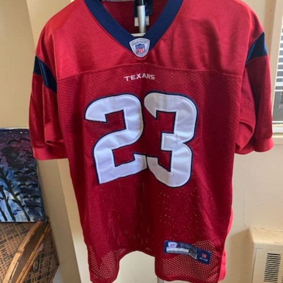 Reebok Authentic Texans Foster Stitched jersey - Picture 1 of 7